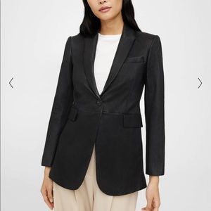 BRAND NEW - Etiennette Blazer in Leather - Theory